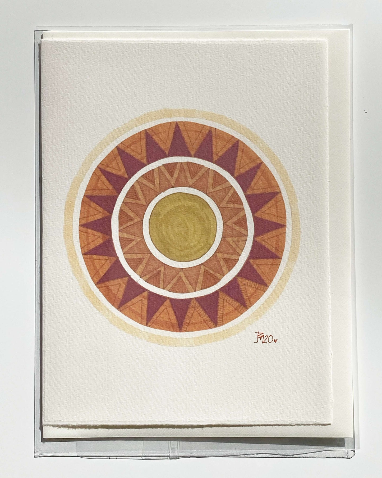5 Pack Mandala Greeting Card