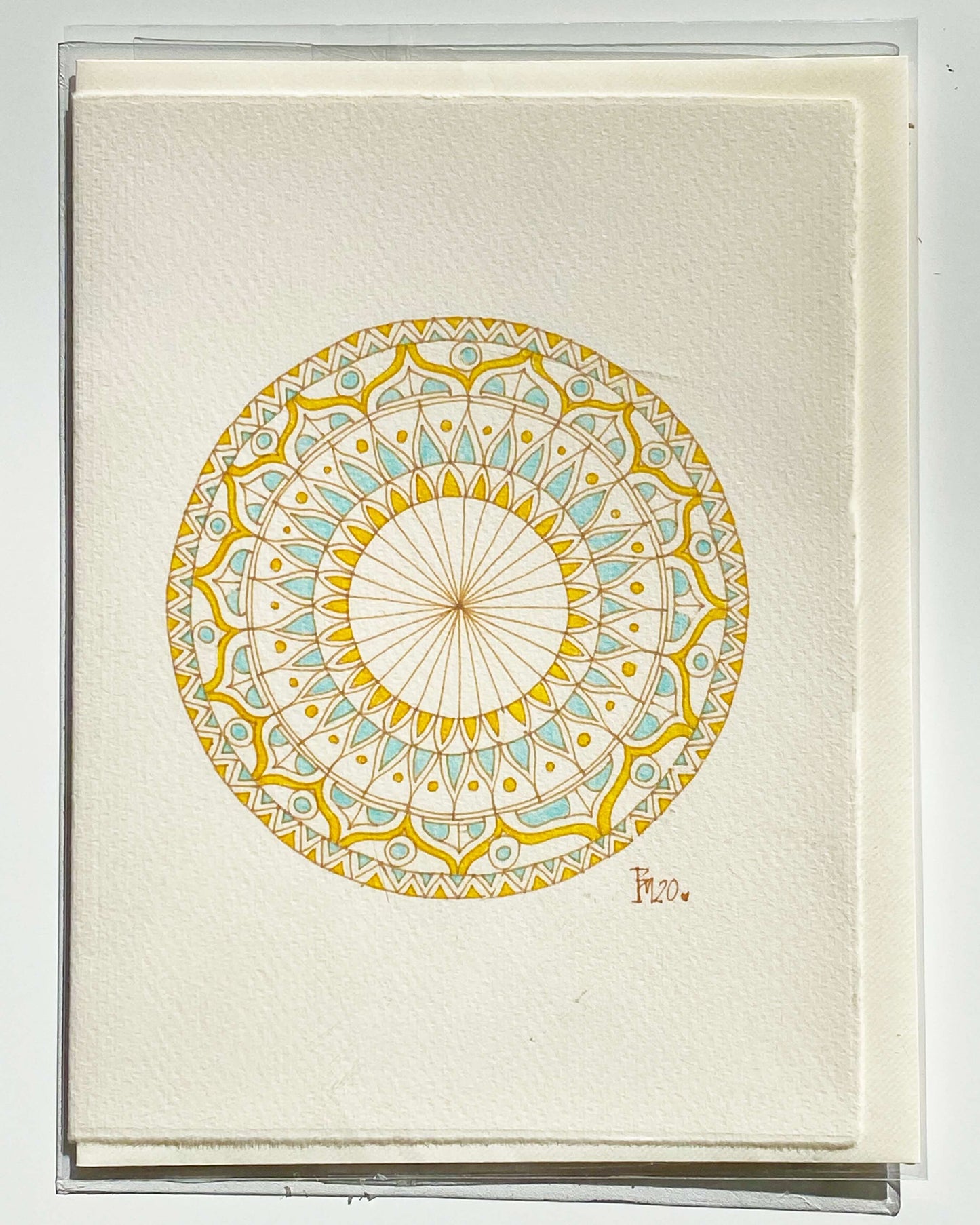 5 Pack Mandala Greeting Card