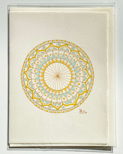 3 Pack Mandala Greeting Card