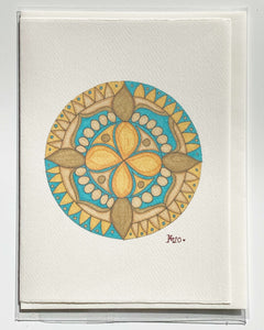 Peace Mandala Greeting Card